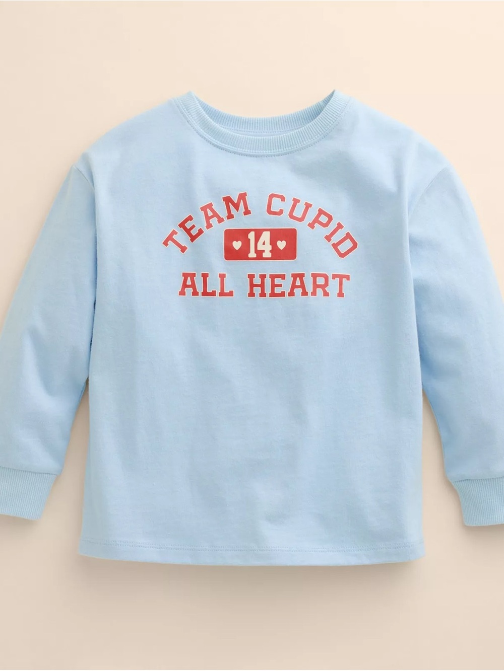 Little Co - 'Team Cupid All Heart' Long-Sleeve Tee for Kids - 3M